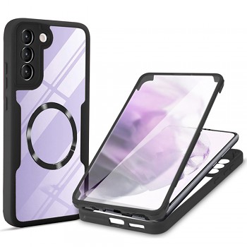 Techsuit ColorVerse 360 MagSafe Series + Ochranné sklo Samsung Galaxy S23 Černá