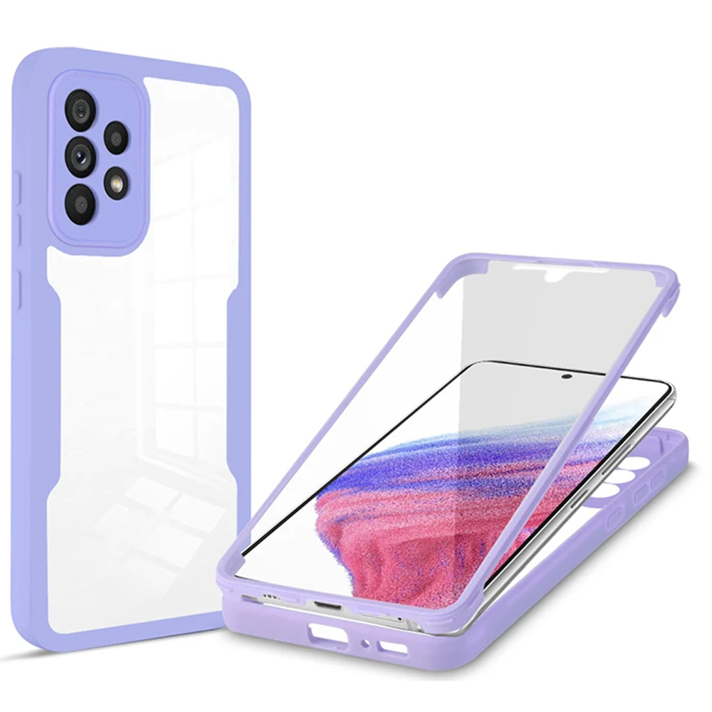 Levně Techsuit ColorVerse 360 Series + Ochranná fólie Samsung Galaxy A53 5G Fialová