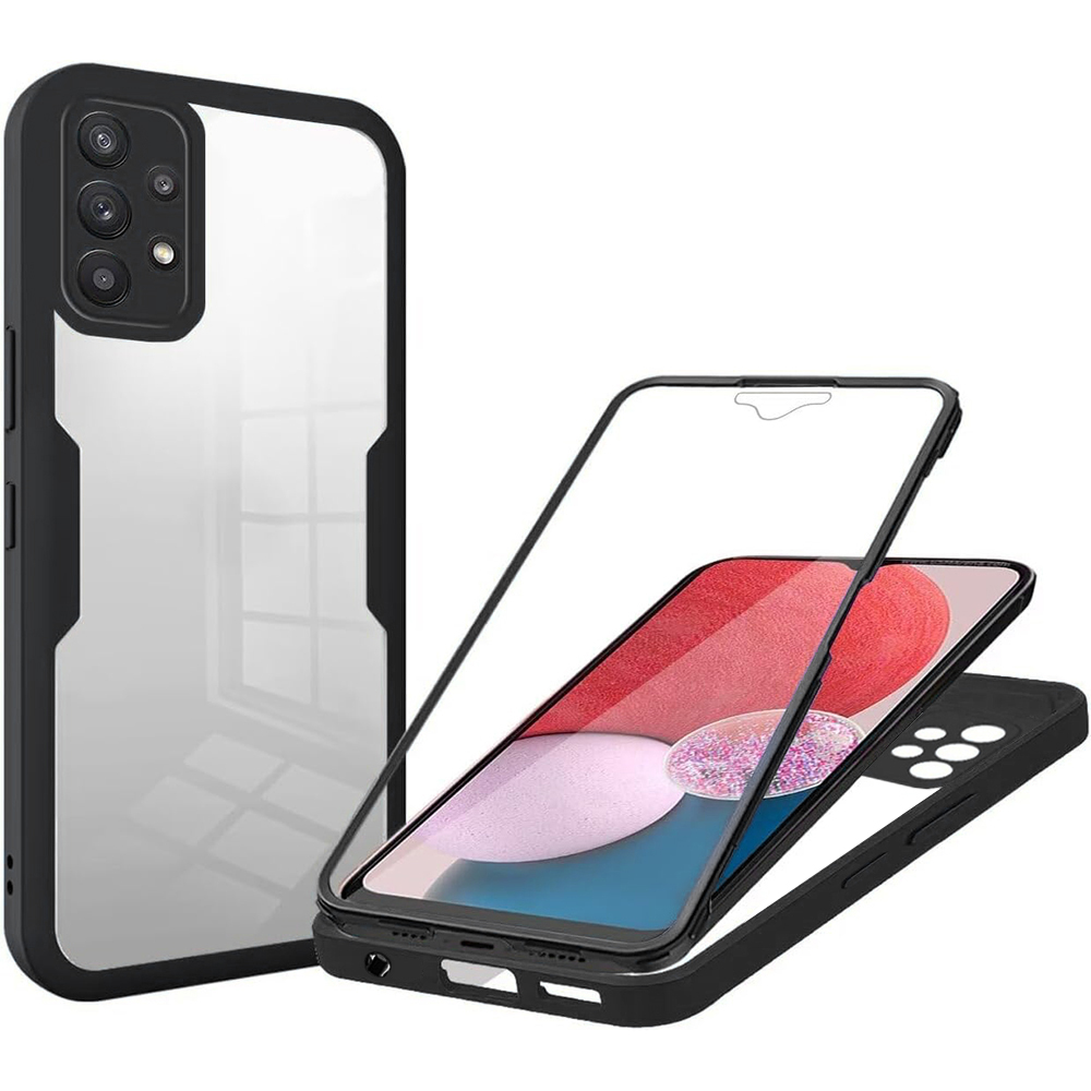 Levně Techsuit ColorVerse 360 Series Ochranné sklo Samsung Galaxy A13 4G Černá