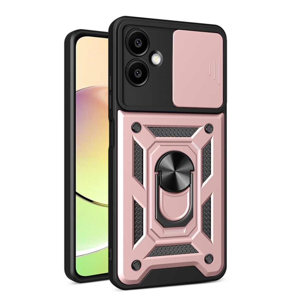 Levně Techsuit CamShield Series pro Samsung Galaxy A06 růžově zlatý