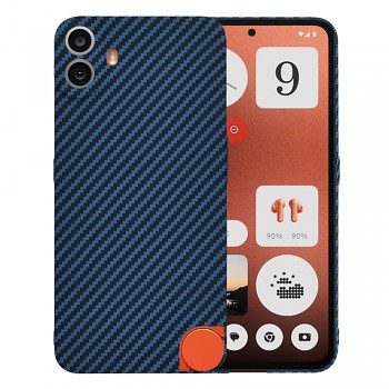 Telefon Nothing CMF Phone 1 Cyan Techsuit Carbonite FiberShell