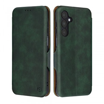 Pouzdro Techsuit Safe Wallet Plus pro Samsung Galaxy A16 4G A16 5G zelené