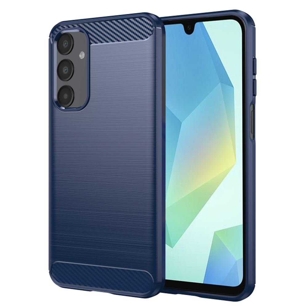 Levně Techsuit Carbon Silicone pro Samsung Galaxy A16 4G A16 5G modrá