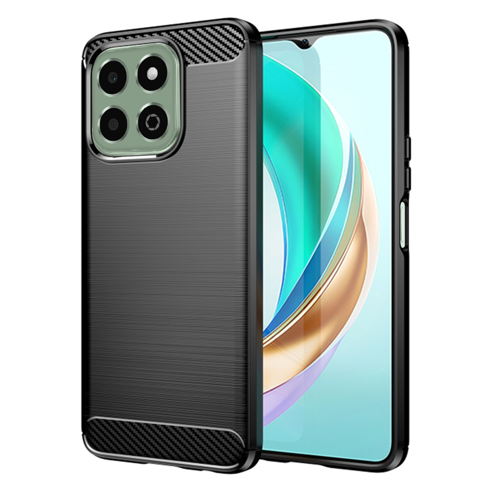 Levně Techsuit Carbon Silicone Honor X6b černá
