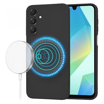 Techsuit SoftFlex MagSafe pro Samsung Galaxy A16 4G A16 5G černý