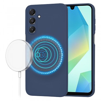Techsuit SoftFlex MagSafe pro Samsung Galaxy A16 4G / A16 5G tmavě modrá