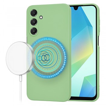 Techsuit SoftFlex MagSafe pro Samsung Galaxy A16 4G / A16 5G mátově zelená