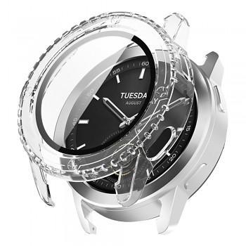 Pouzdro Techsuit Defense360 Pro pro Xiaomi Watch S3 průhledné