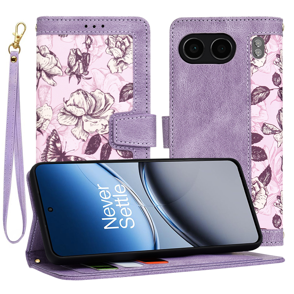 Levně Pouzdro Techsuit FlipCraft OnePlus Nord 4 Tajemná fialová