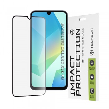 Ochranné sklo Techsuit 111D pro Samsung Galaxy A16 A17 černé