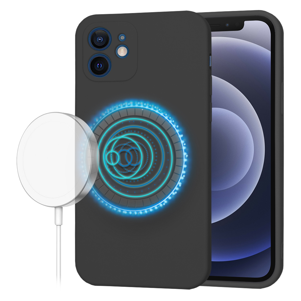 Levně Techsuit SoftFlex MagSafe pro iPhone 12 černý
