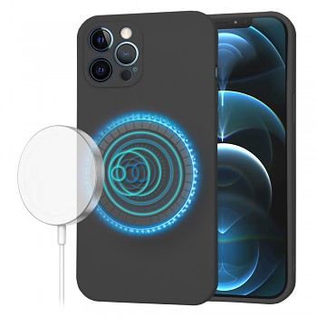 Techsuit SoftFlex MagSafe pro iPhone 12 Pro Max černý