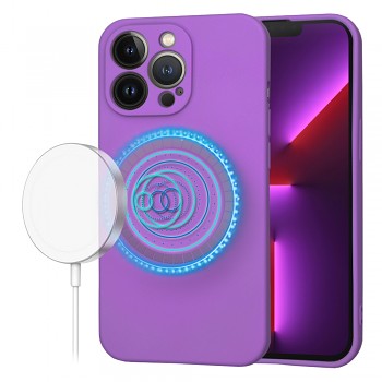 Techsuit SoftFlex MagSafe pro iPhone 13 Pro fialová