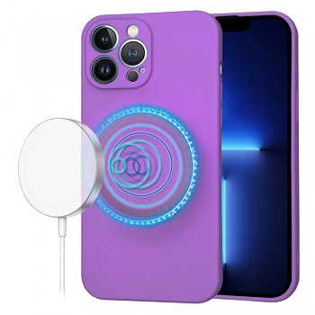 Techsuit SoftFlex MagSafe pro iPhone 13 Pro Max fialová