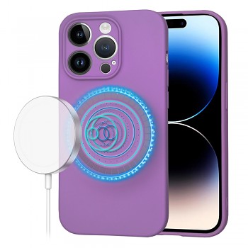 Techsuit SoftFlex MagSafe pro iPhone 14 Pro fialová