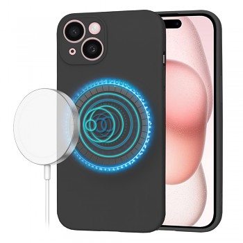 Techsuit SoftFlex MagSafe pro iPhone 15 černý