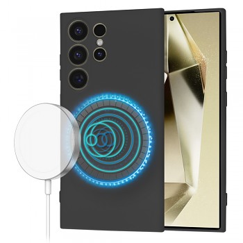 Techsuit SoftFlex MagSafe pro Samsung Galaxy S24 Ultra černý