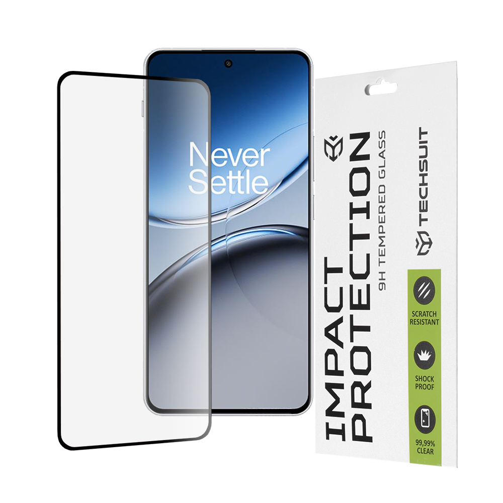 Levně Ochranné sklo Techsuit 111D pro OnePlus Nord 4 černé