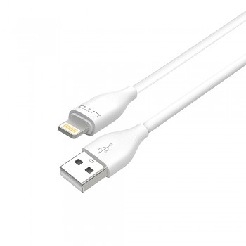 Lito Datový kabel LD03L USB na Lightning Rychlé nabíjení 2.4A 1m Bílá