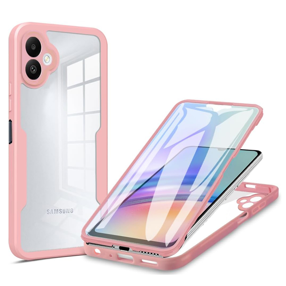 Levně Techsuit ColorVerse 360 Series s ochranou displeje Samsung Galaxy A06 růžová