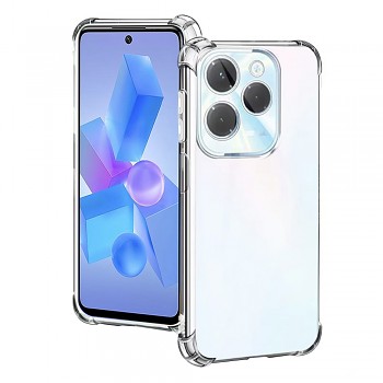 Techsuit Shockproof průhledný silikon pro Infinix Hot 40 40 Pro průhledný