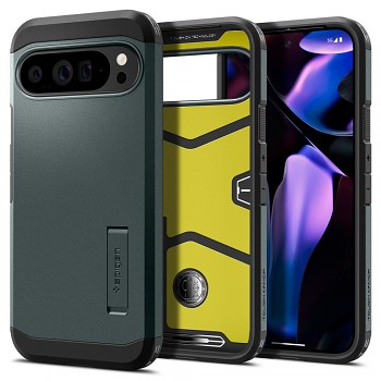 Spigen Tough Armor Google Pixel 9 Pro XL v zelené Abyss