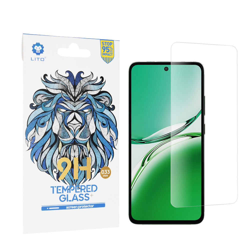 Levně Lito 2.5D Classic Glass pro Oppo Reno12 F 4G čiré sklo