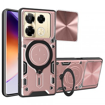 Pouzdro Techsuit CamGuard Pro pro Infinix Note 40 Pro+ růžově zlaté