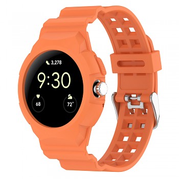 Techsuit Watchband W065 pro Google Pixel Watch Watch 2 Watch 3 41mm oranžová