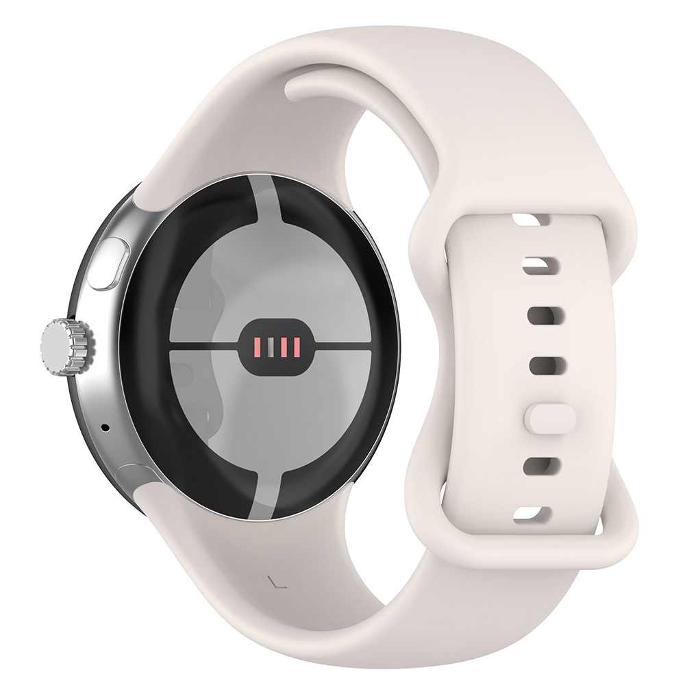 Levně Techsuit řemínek Google Pixel Watch 3 45mm krémově bílá
