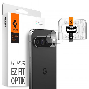 Spigen Optik.tR EZ Fit sklo na kameru (2 ks) Google Pixel 9 Pro čiré