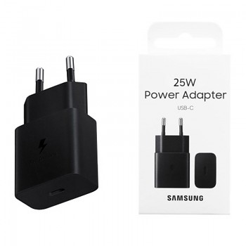 Nabíječka Samsung Original T2510 Type-C Super Fast Charging 25W černá