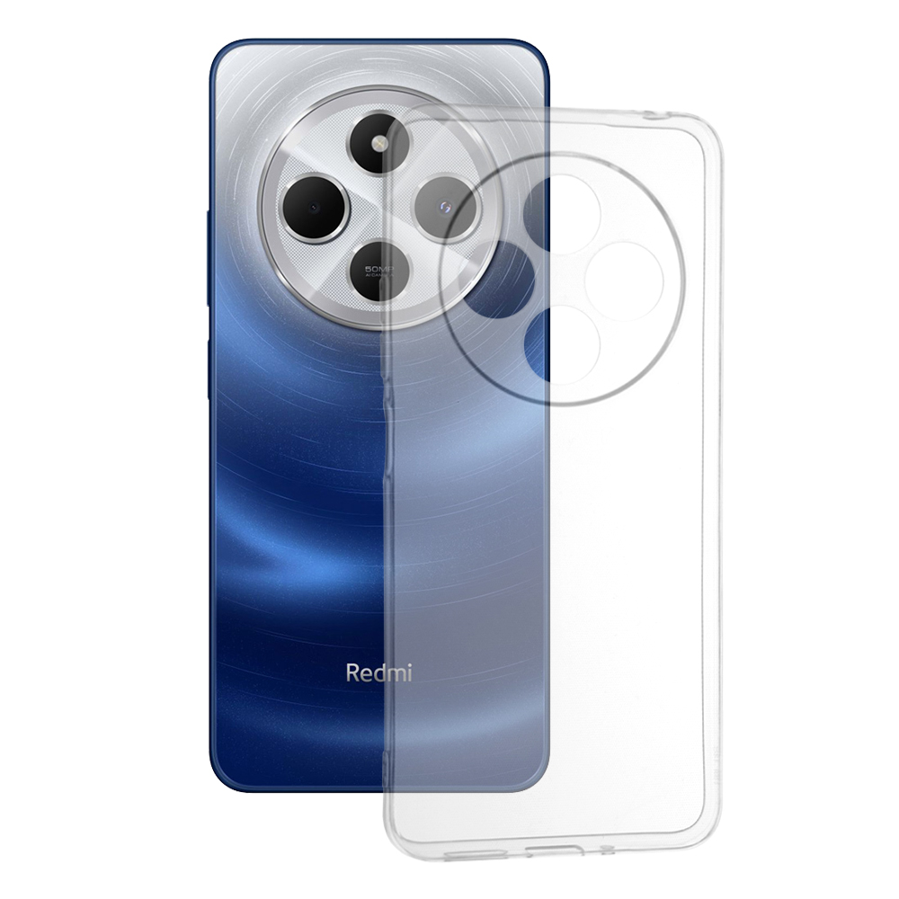 Levně Techsuit silikonové pouzdro Xiaomi Redmi 14C Poco C75 průhledné