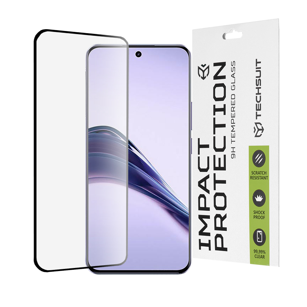 Levně Ochranné sklo Techsuit 111D pro Realme 13 Pro 13 Pro+ černé