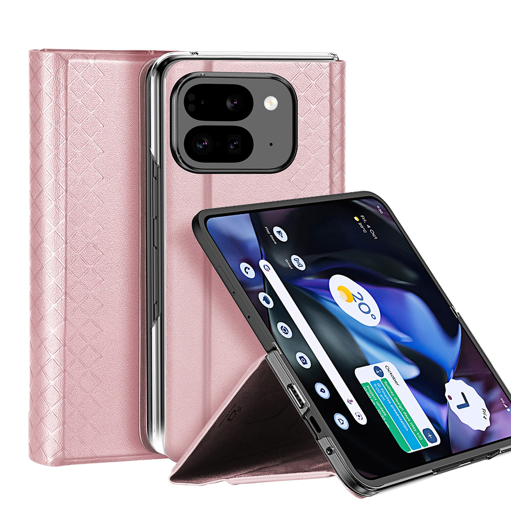 Levně Pouzdro Dux Ducis Bril pro Google Pixel 9 Pro Fold růžové