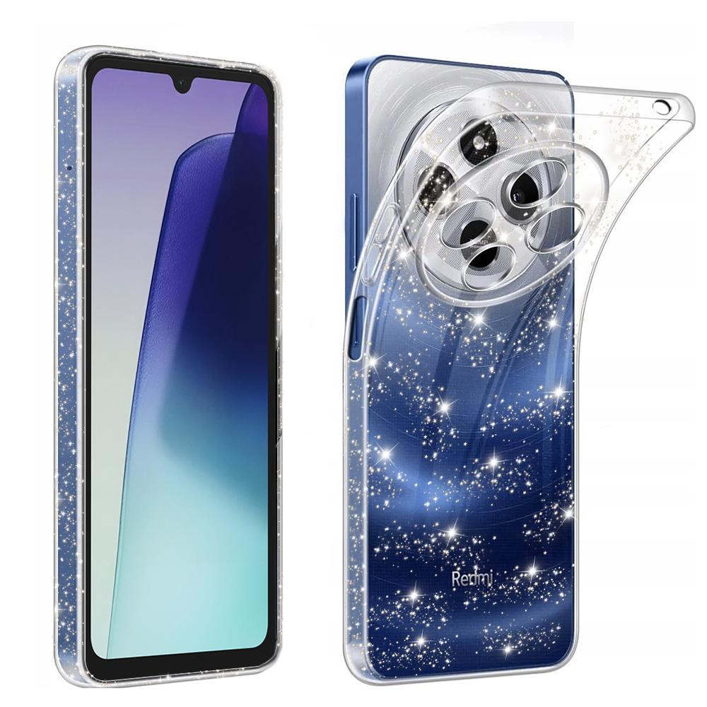 Levně Techsuit SparkleSkin Series Xiaomi Redmi 14C / Poco C75 průhledný obal