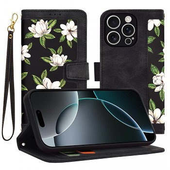 Techsuit FlipCraft iPhone 16 Pro Květiny úsvitu