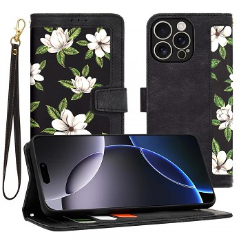 Techsuit FlipCraft iPhone 16 Pro Max Květiny úsvitu
