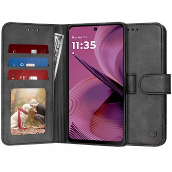 Techsuit Diary Book pro Motorola Moto G55 černá