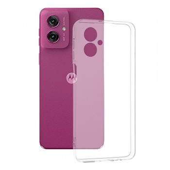 Techsuit silikonové pouzdro Motorola Moto G55 průhledné
