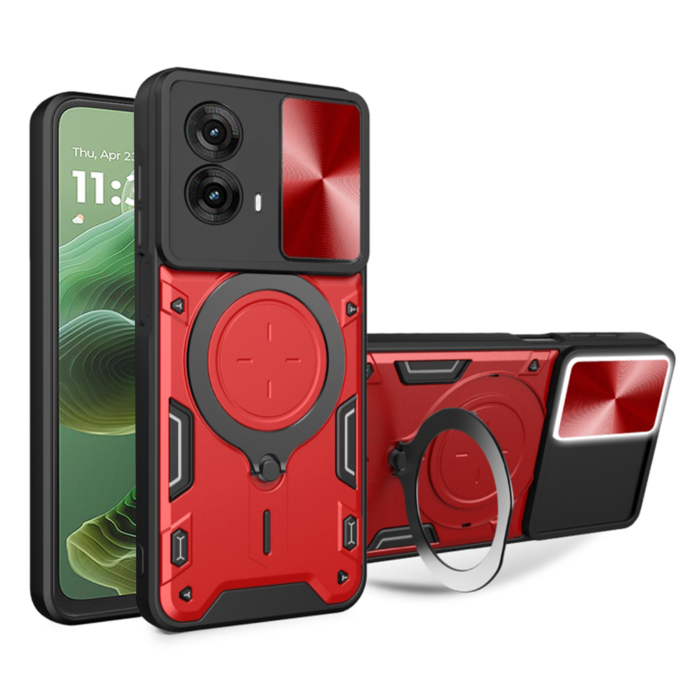 Levně Pouzdro Techsuit CamGuard Pro pro Motorola Moto G35 červené