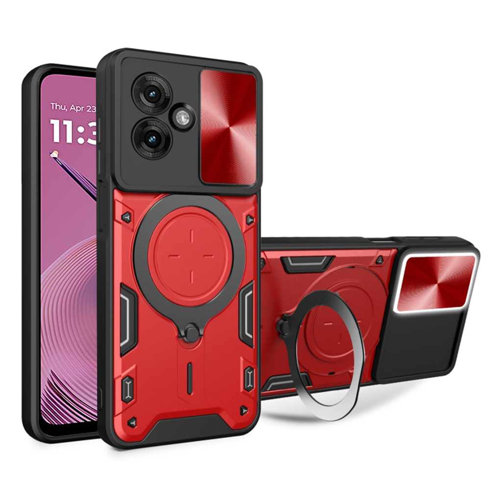 Levně Pouzdro Techsuit CamGuard Pro pro Motorola Moto G55 červené