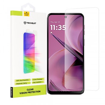 Techsuit Clear Vision Glass pro Motorola Moto G55 průhledný
