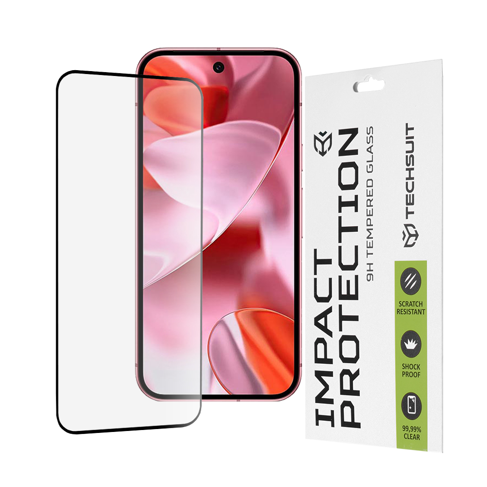 Levně Techsuit 111D Ochranné sklo Google Pixel 9/9 Pro černé