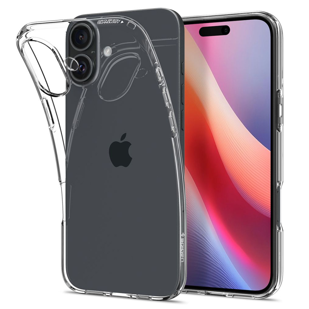 Levně Spigen Liquid Crystal iPhone 16 Plus Křišťálově čirý