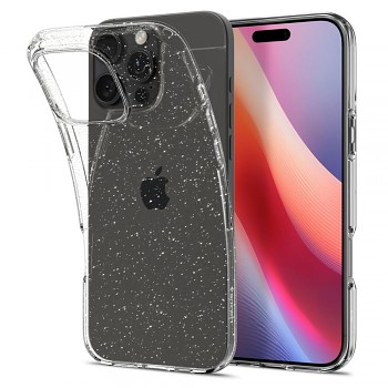 Spigen Liquid Crystal Glitter iPhone 16 Pro Křišťálový křemen