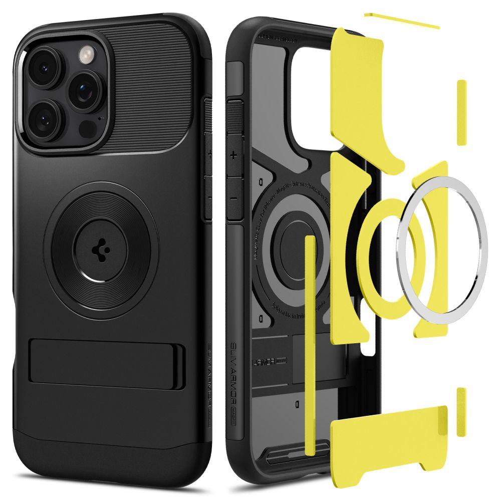 Levně Spigen Slim Armor MagSafe pro iPhone 16 Pro Max černý