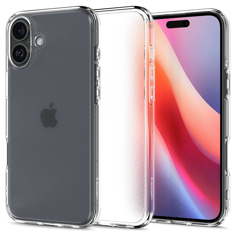 Levně Spigen Ultra Hybrid iPhone 16 Mrazivě průhledný