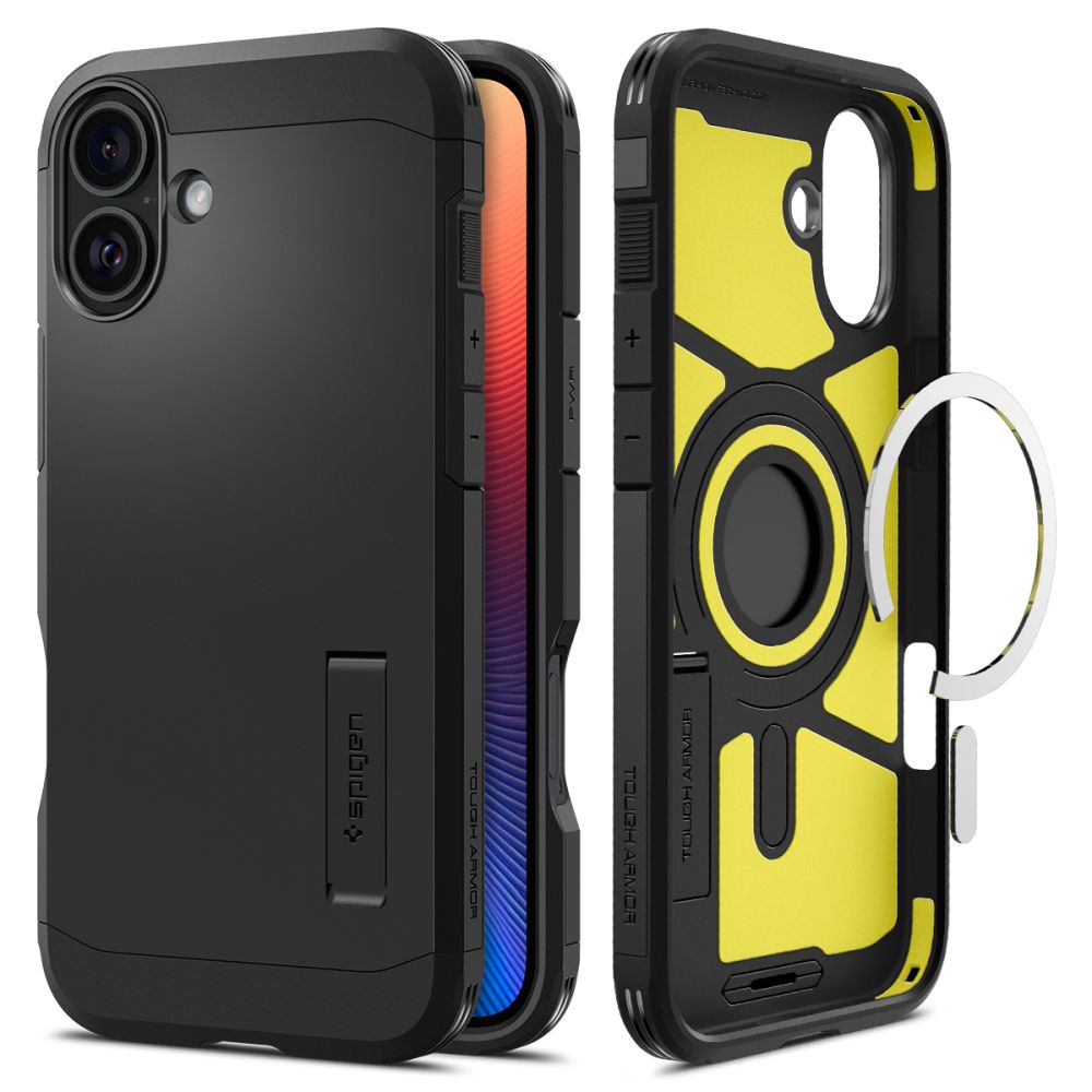 Levně Spigen Tough Armor MagSafe pro iPhone 16 černá