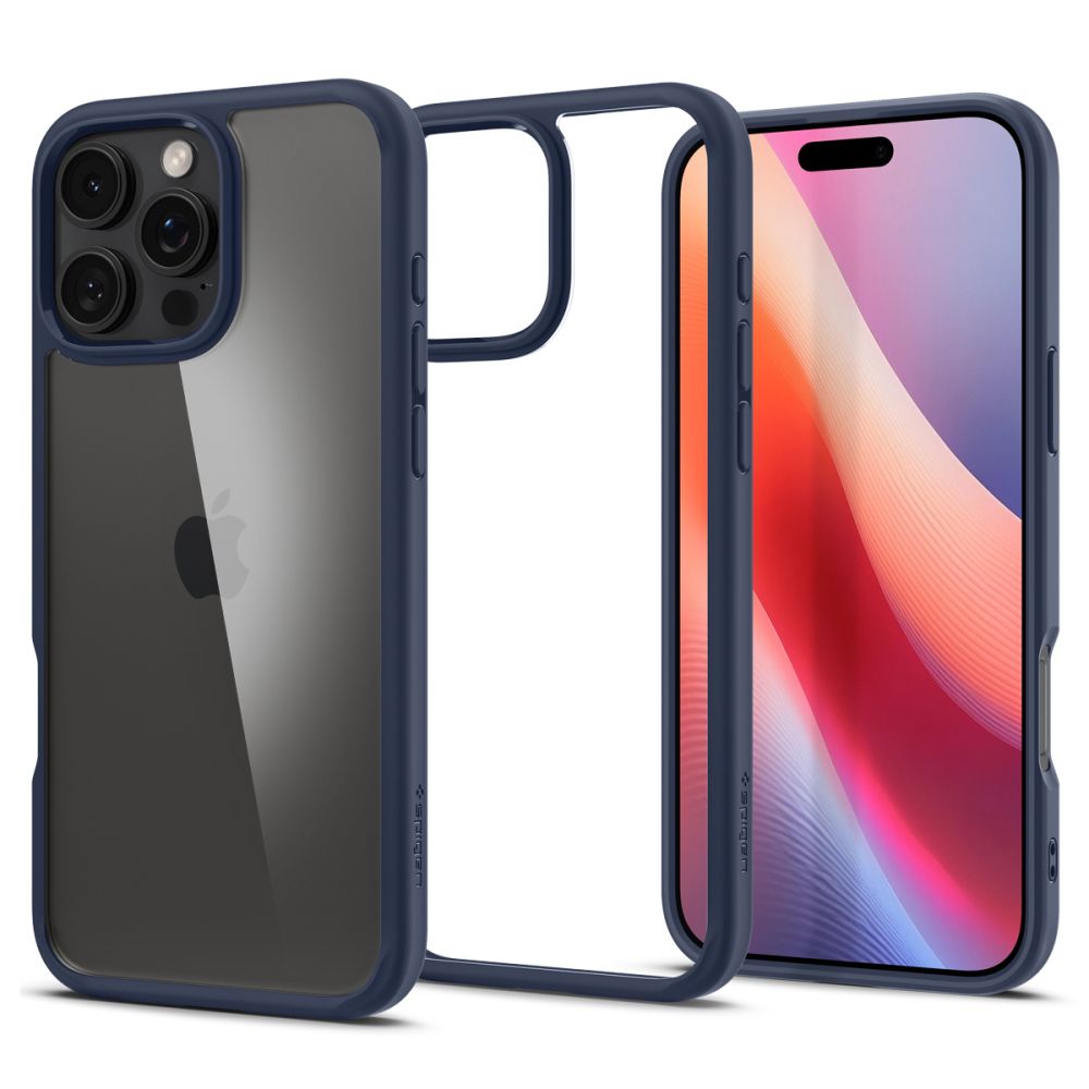 Levně Spigen Ultra Hybrid iPhone 16 Pro námořnická modrá